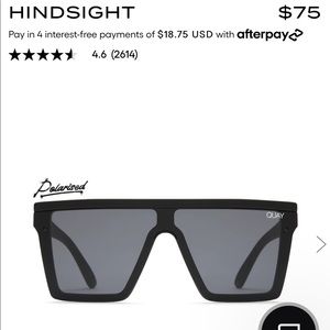 Quay hindsight polarized glasses
